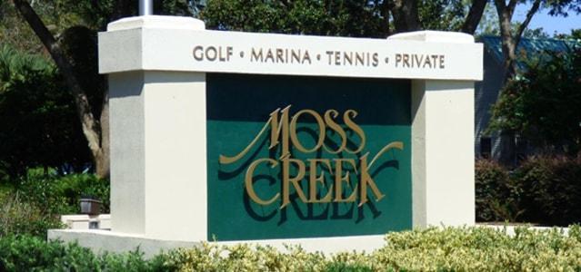 moss creek entry sign