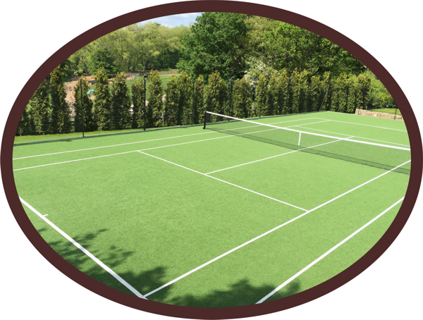 tennis, grass surface course