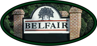 belfair south carolina, entry sign